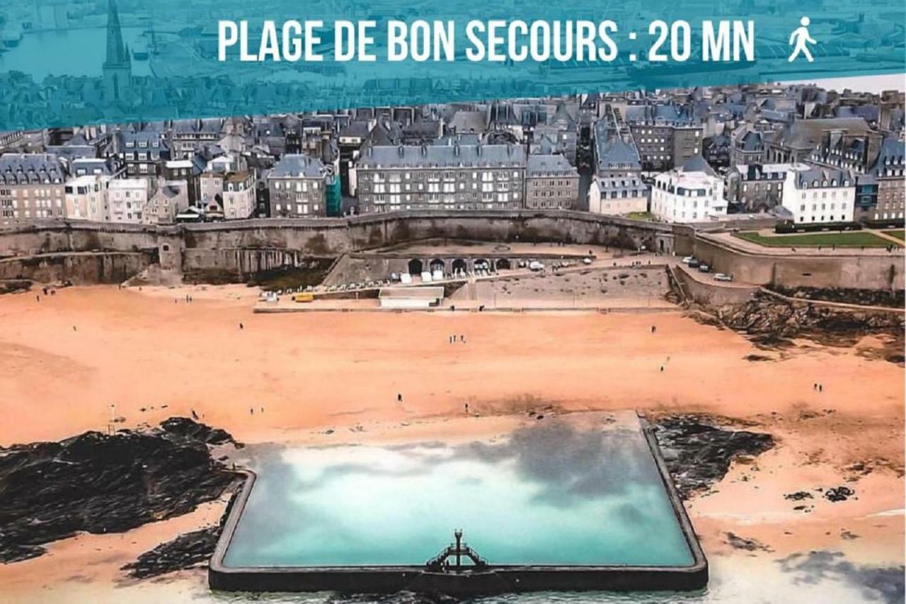 Solidor appartement St Malo vue sur mer proche FERRY Saint-Malo Extérieur photo